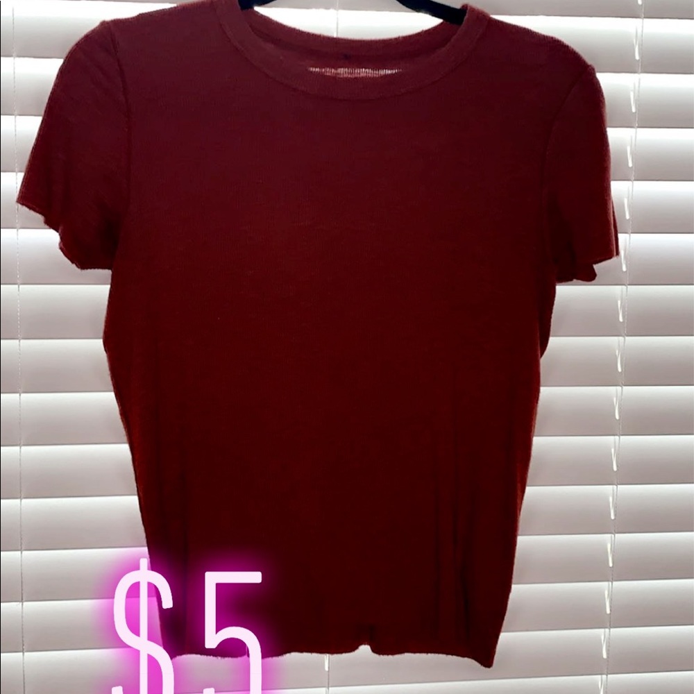 burnt orange top